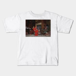 The Committee on Moral Books by Jehan Georges Vibert Kids T-Shirt
